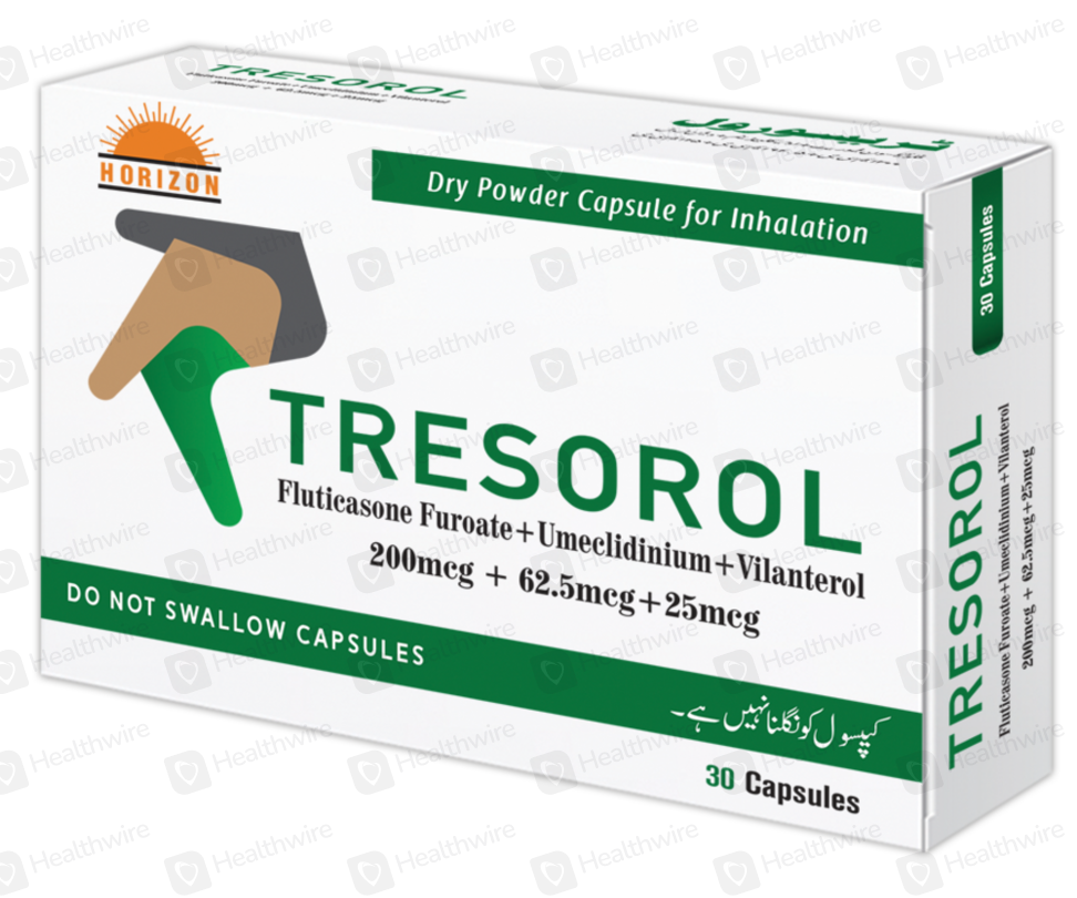 Tresorol (200/62.5/25Mg) 30 Capsules