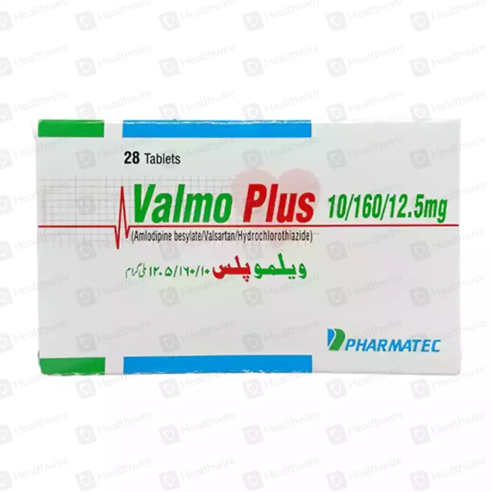 Valmo Plus (10/160/12.5Mg) 28 Tablets