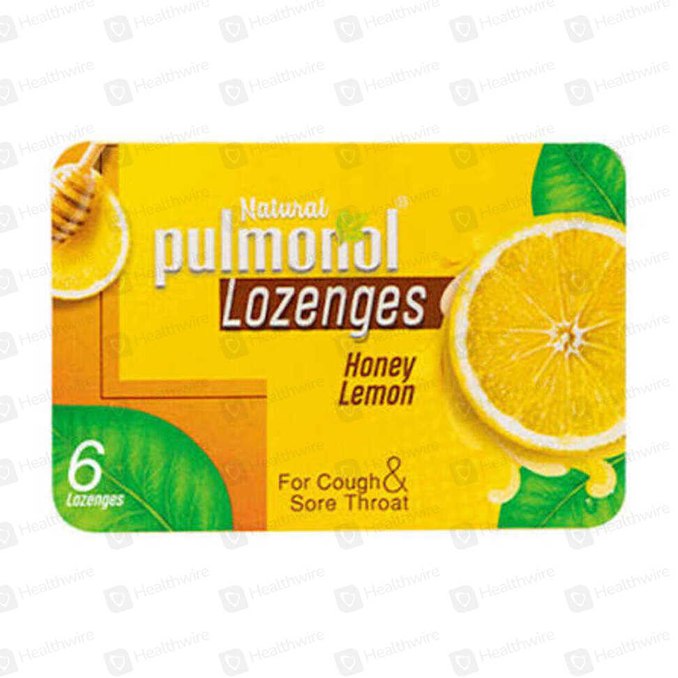 Pulmonol Lozenges Honey & Lemon 100S