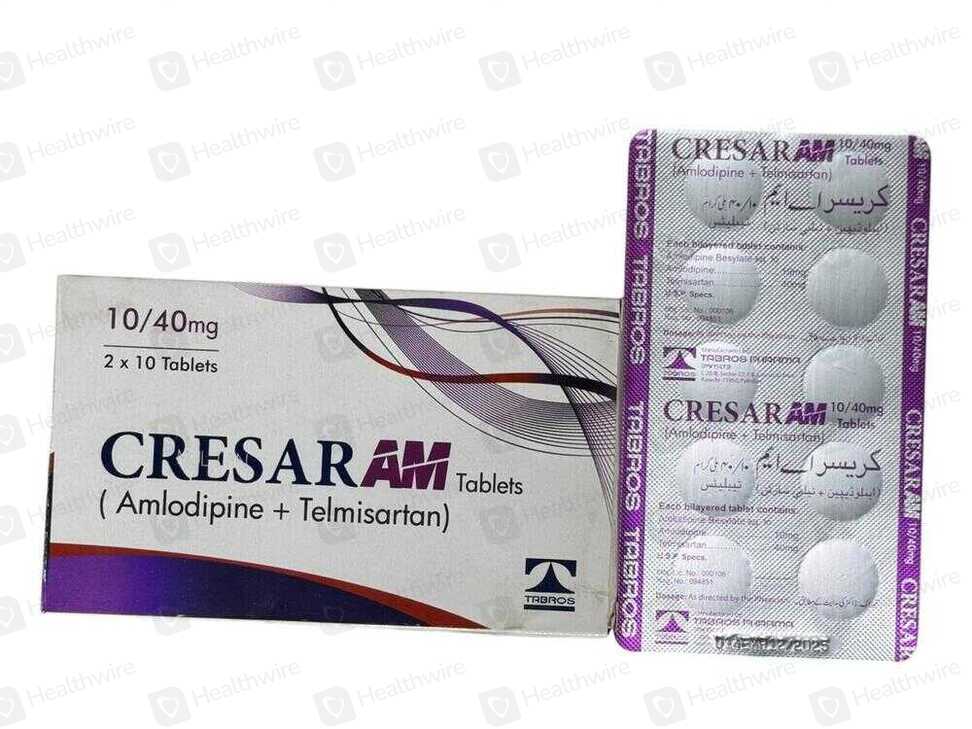 Cresar Am (10/40Mg) 20 Tablets