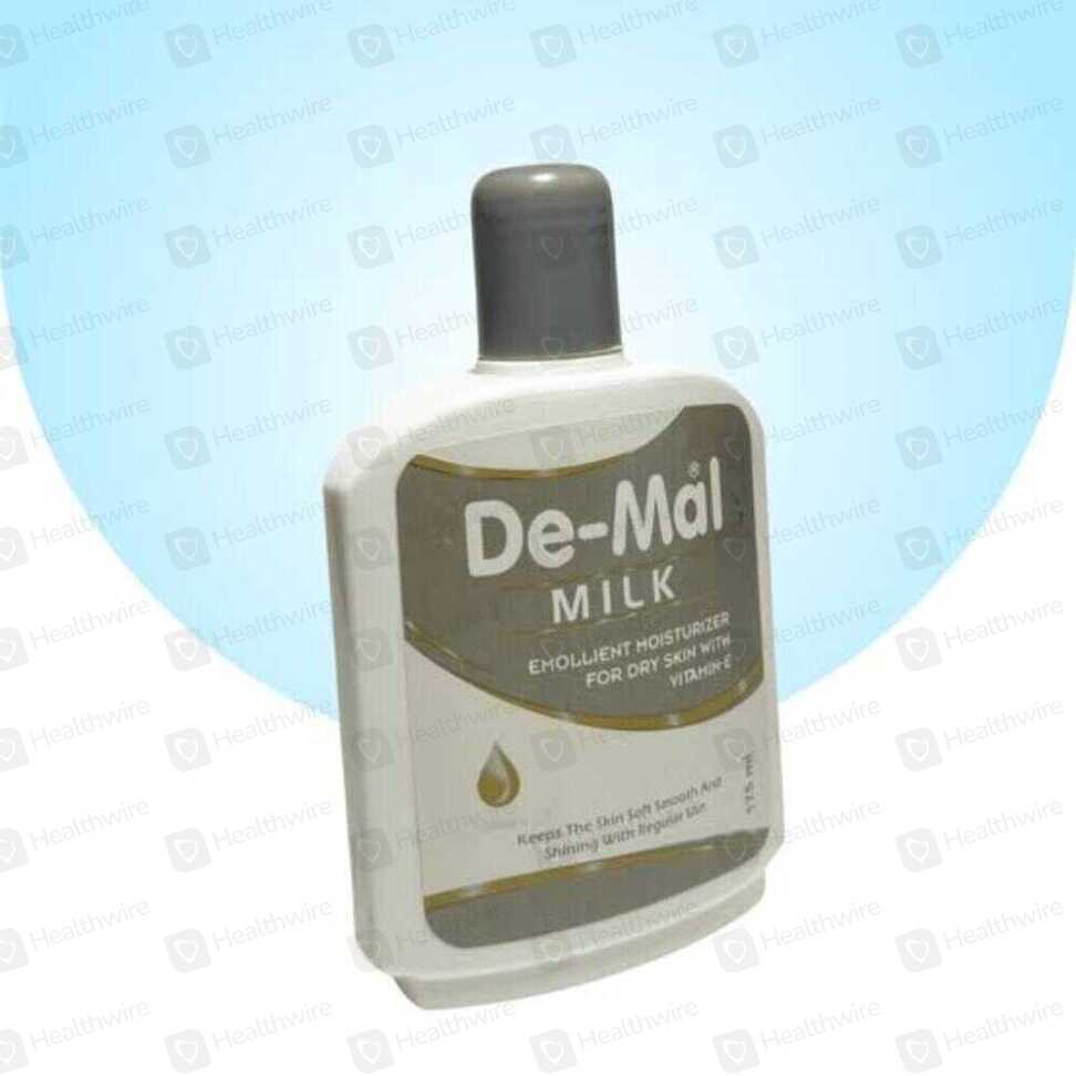 De-Mal Milk Moisturizer For Dry Skin With Vitamin-E (175Ml)