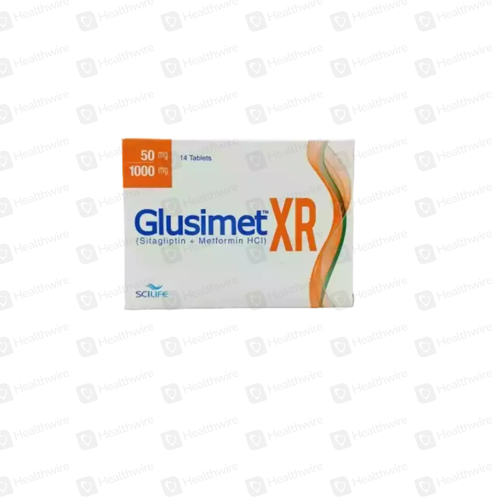 Glusimet Xr (50/1000Mg) 14 Tablets