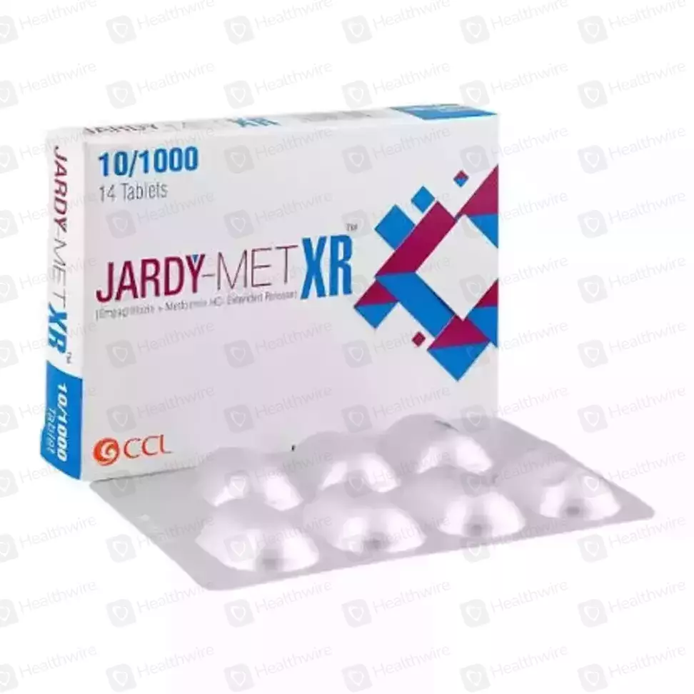 Jardy-Met Xr (10/1000Mg) 14 Tablets