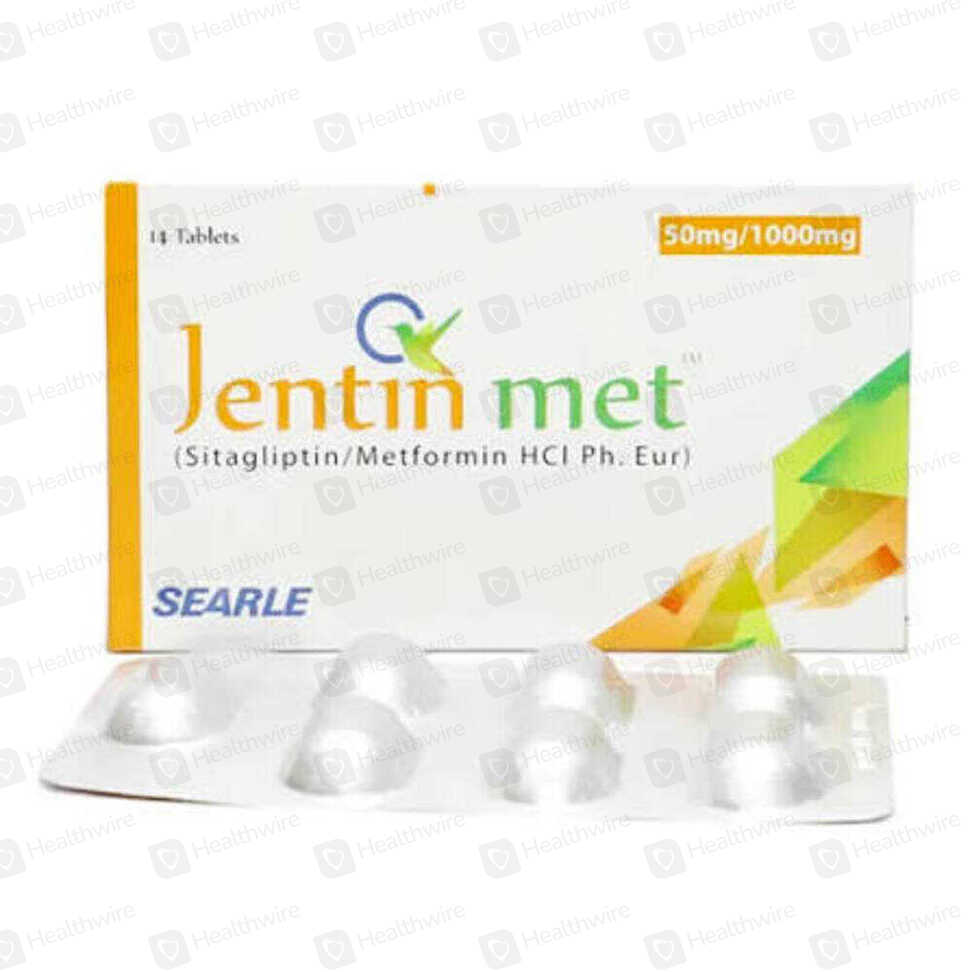 Jentin Met Xr (50/1000Mg) 14 Tablets