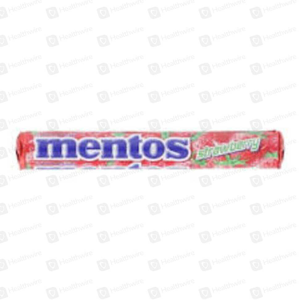 Mentos Strawberry Chewy Dragees 37.5G