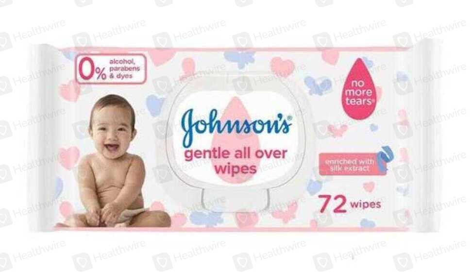 Johnson'S (Gentle All Over) 72 Baby Wipes
