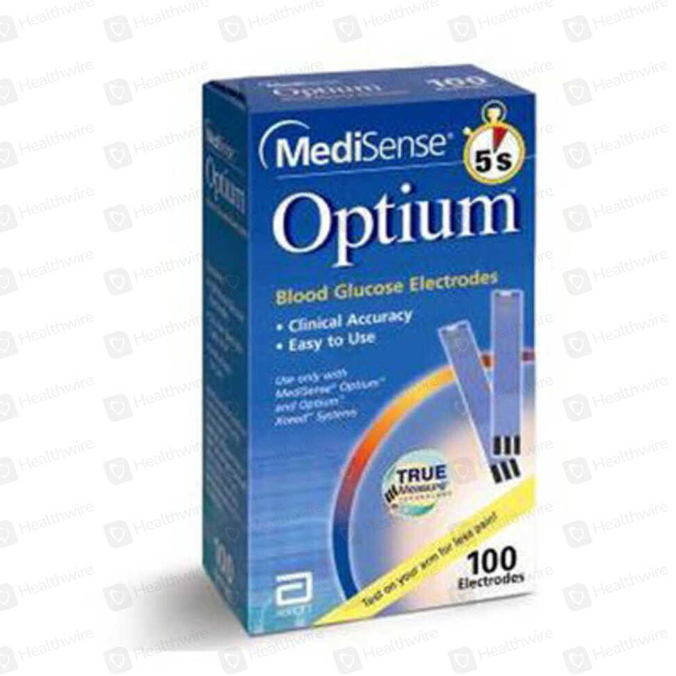 Medisense Optium ( Blood Glucose Electrodes ) 100 Test Strips