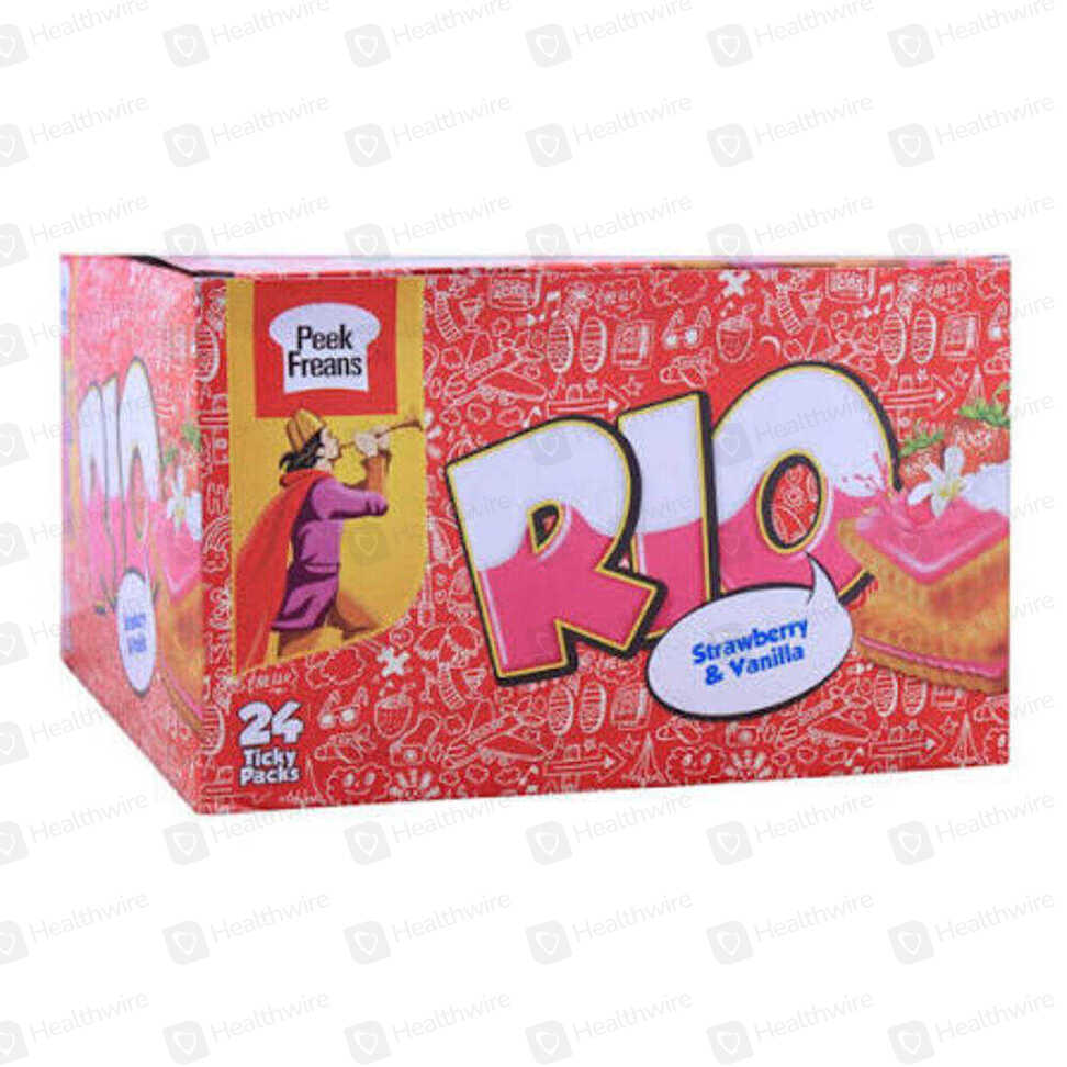 Rio (Strawberry & Vanilla) 24 Biscuits
