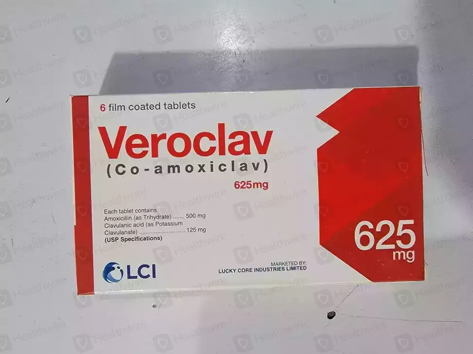 Veroclav Cs (625Mg) 6Tablets