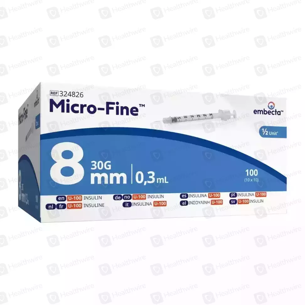 Bd Insulin 30-G (Pen/Short)Blister 100'S