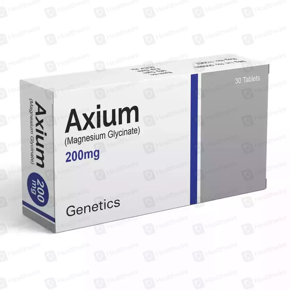 Axium (Magnesium Glycinate) 200mg 30 Tablets