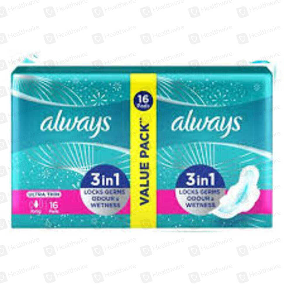 Always (3In1) Ultra Thin 16 Pads