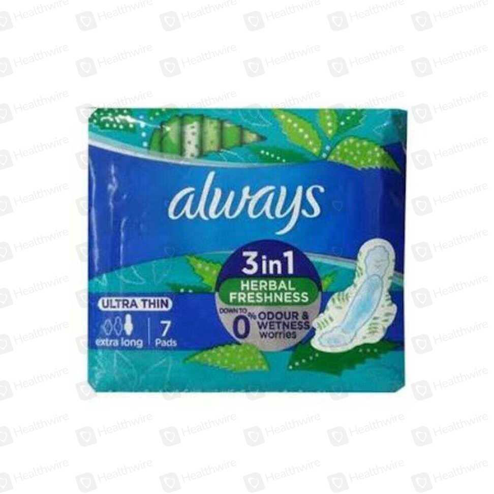 Always (3In1) Ultra Thin 7 Pads