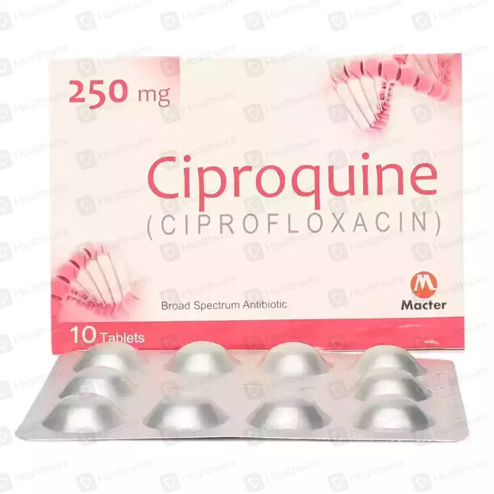 Ciproquine (250Mg) 10 Tablet