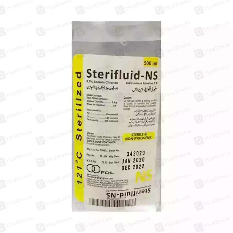 Sterifluid Ns (500Ml) Infusion