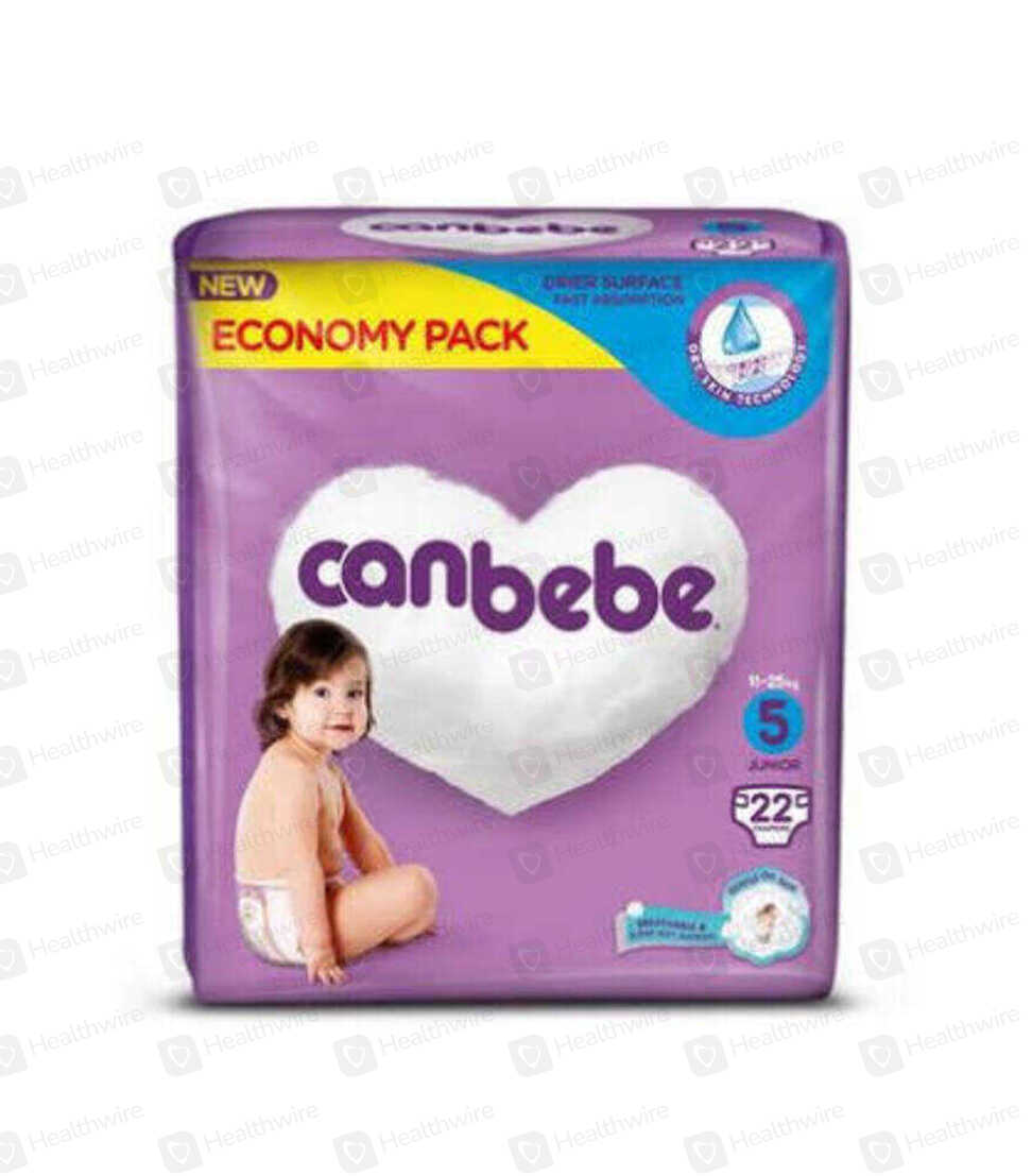 Canbebe 5 Junior (22Pcs) Baby Diapers