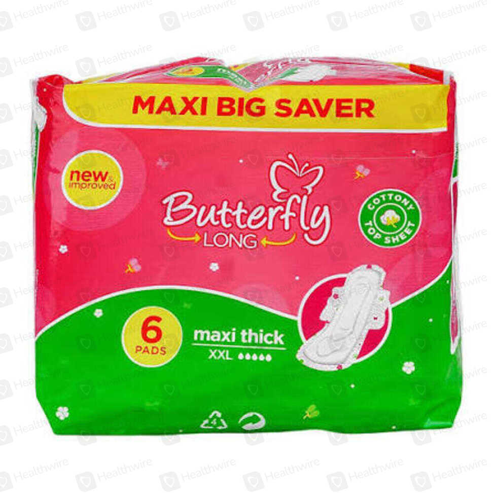 Butterfly Maxi Thick Xxl 6 Pads