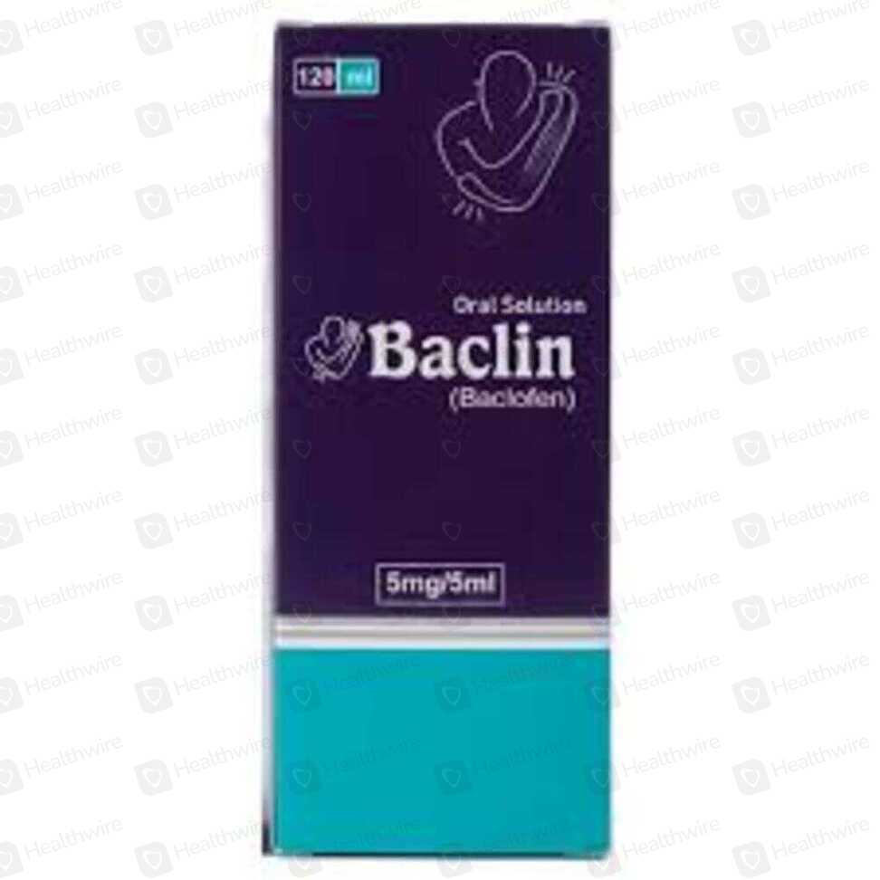 Baclin (5Mg/5Ml) Oral Solution 120Ml