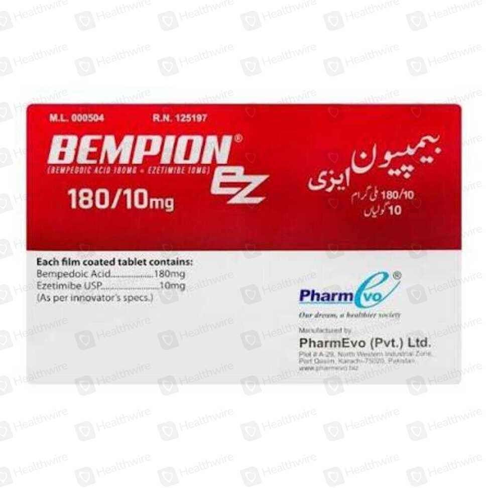 Bempion Ez (180/10Mg) 10 Tablets