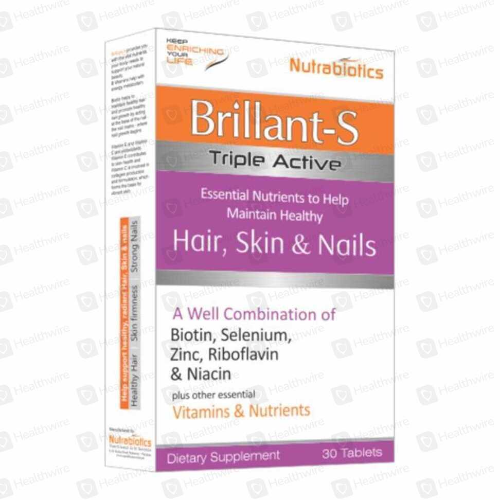 Brilliant S Tablet Skin And Nails 30S