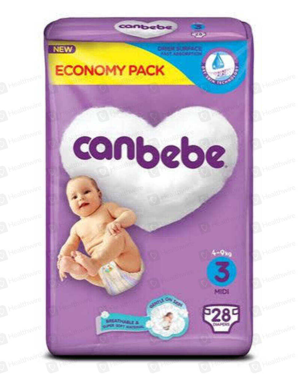 Canbebe Diaper Economy 3 No (28Pcs)