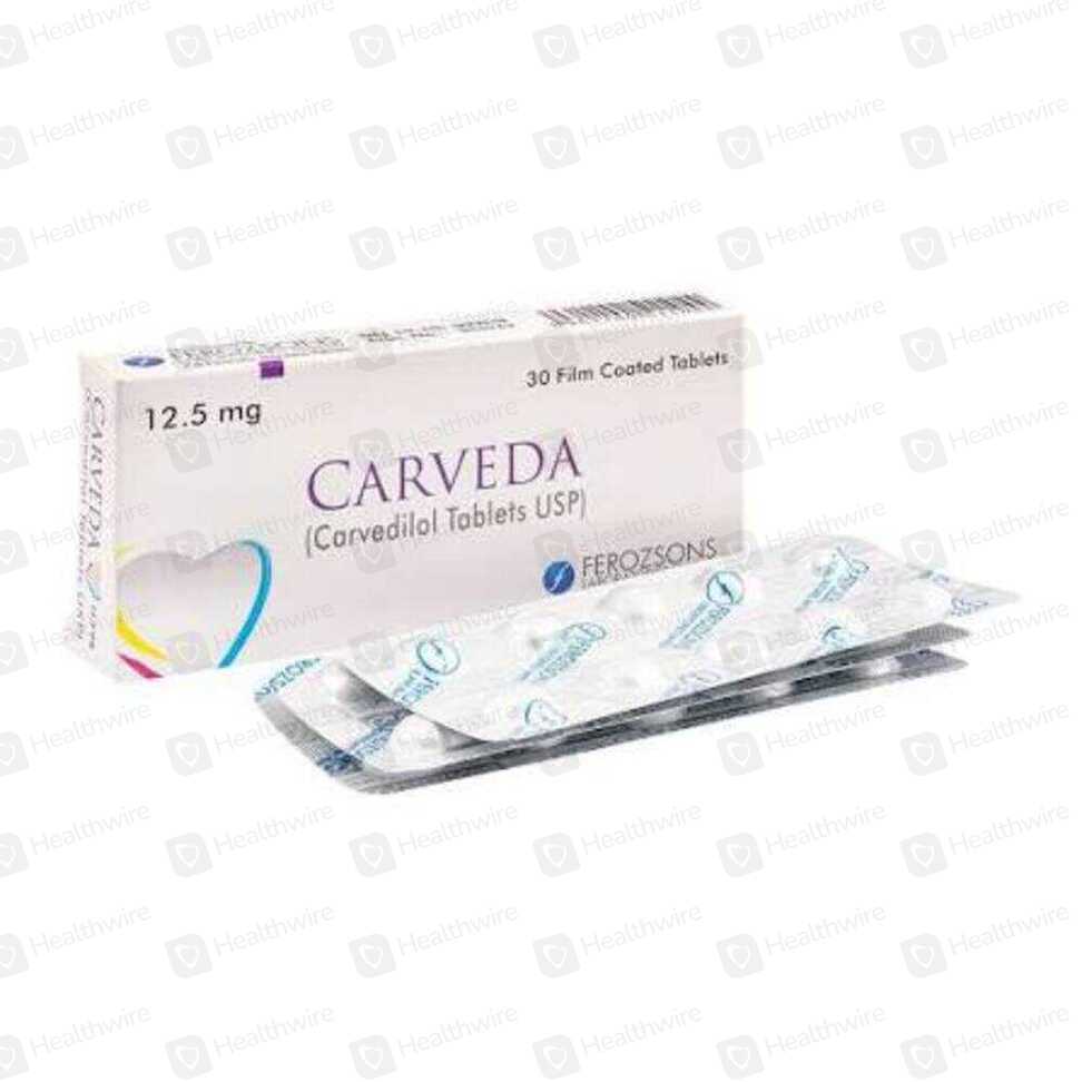 Carveda-N (12.5Mg/5Mg) 14 Tablets