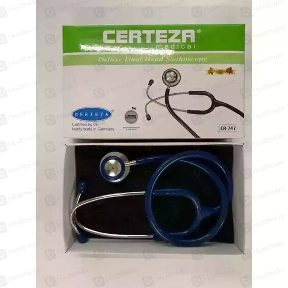 Certeza (Ce747X) Deluxe Dual Head Stethoscope 1'S