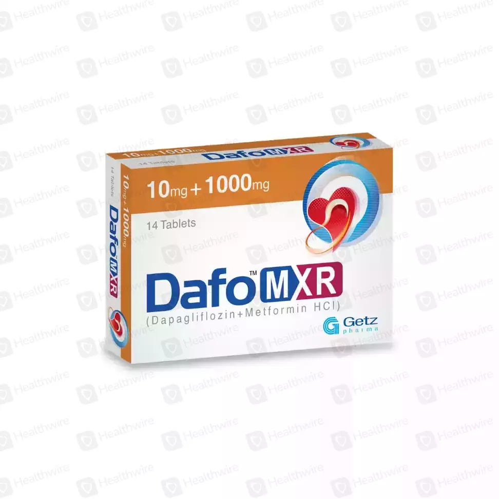 Dafo MXR (10MG+1000MG) 14 Tablets