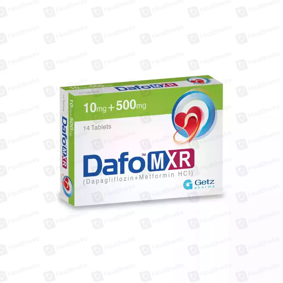 Dafo MXR (10MG+500MG) 14 Tablets