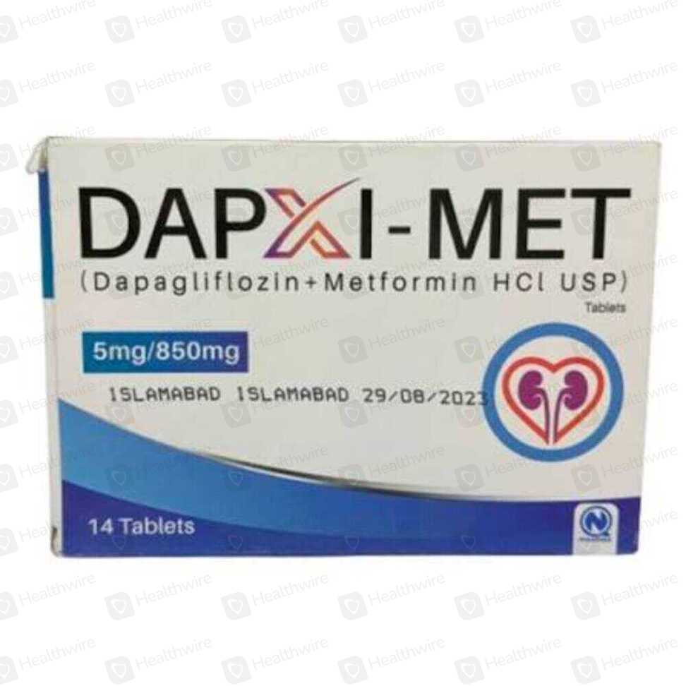 Dapxi-Met (5Mg/850Mg) 14 Tablets