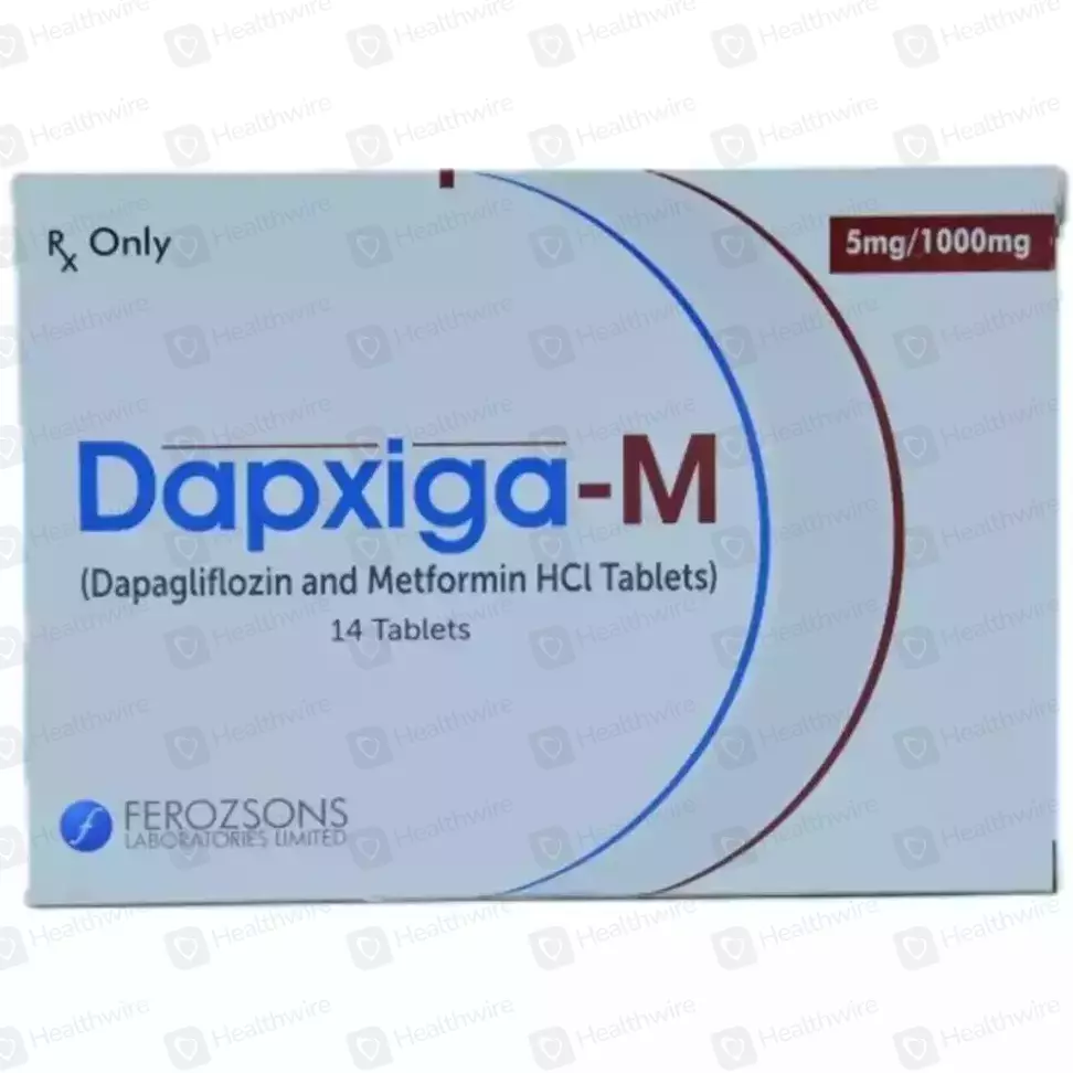 Dapxiga-M (5/1000 Mg) 14 Tablets