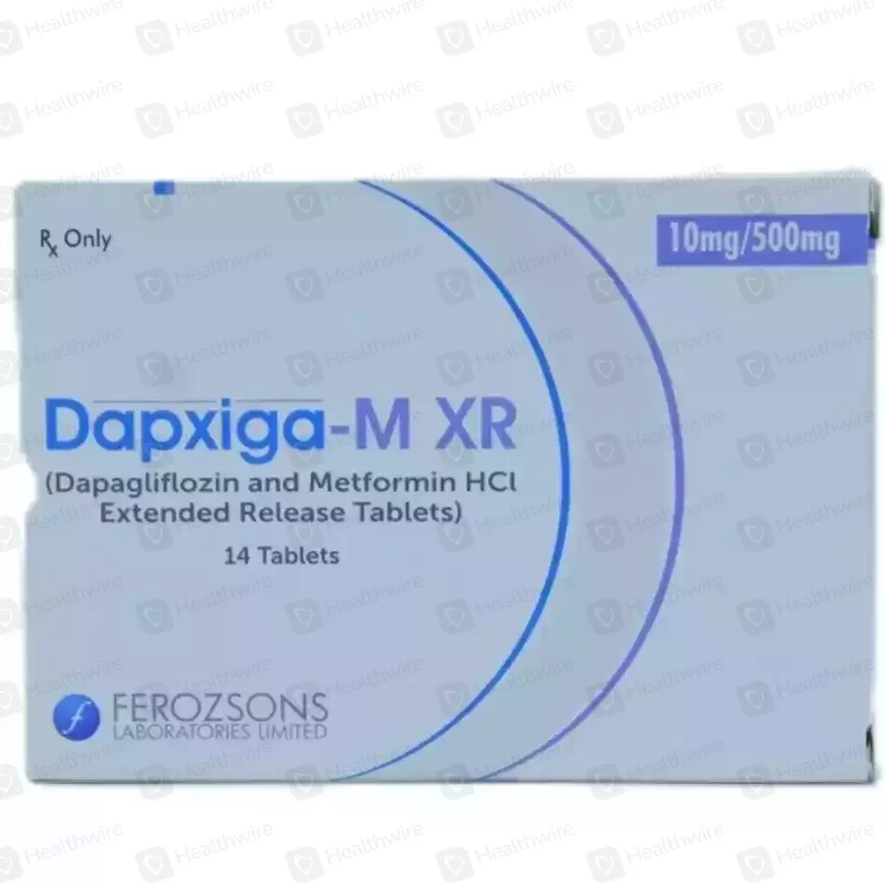 Dapxiga-M Xr (10Mg/500Mg) 14 Tablets