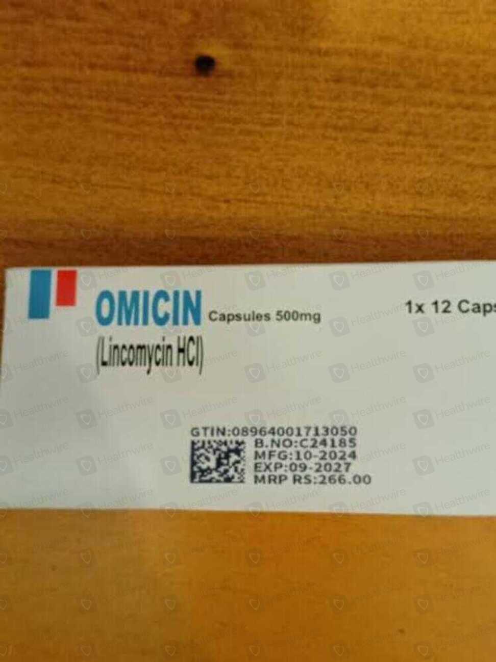 Omicin (500Mg) 12 Caps