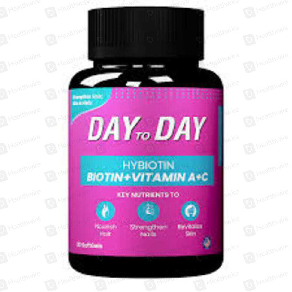 Day To Day Hybiotin (Biotin+Vitamin A+C)30 Softgel