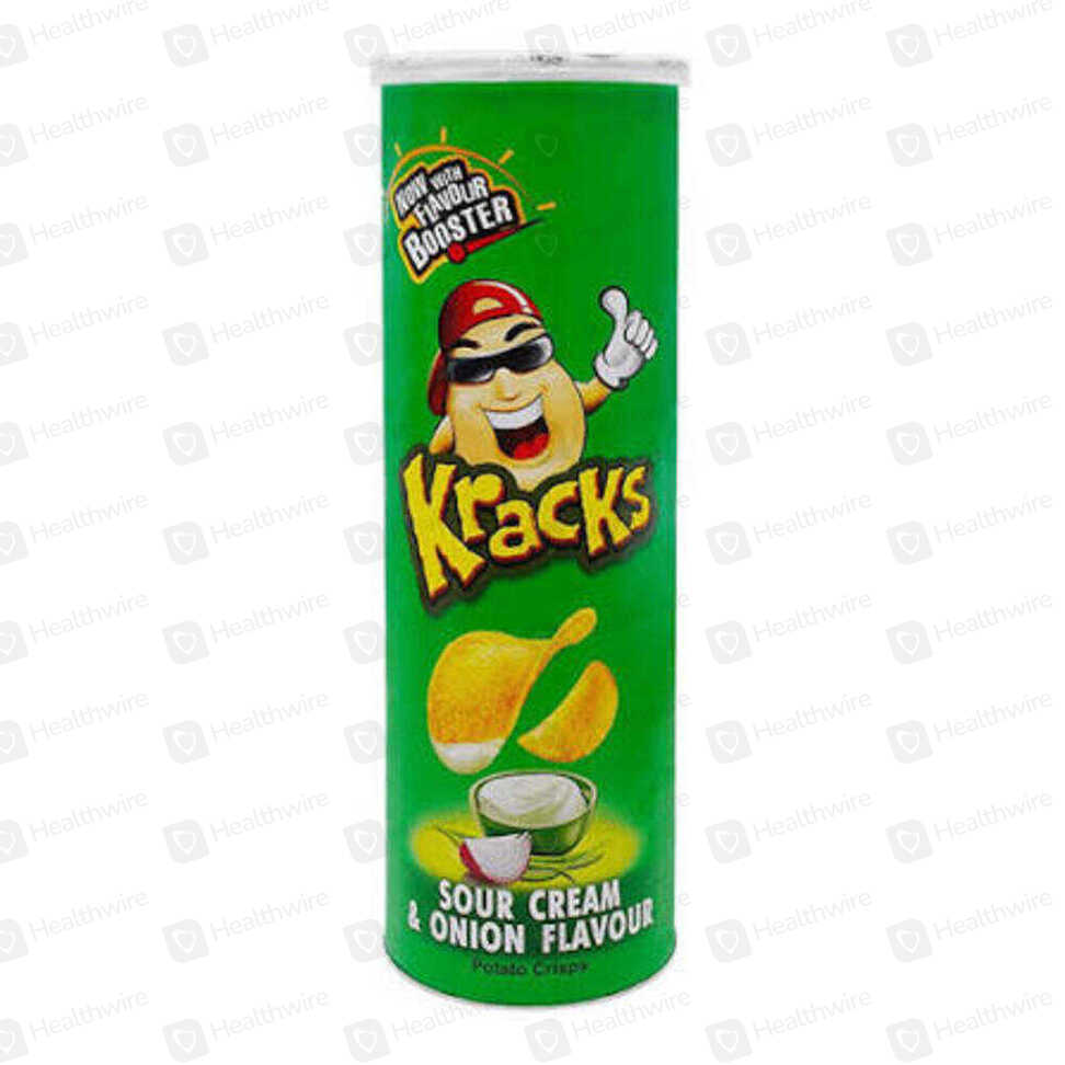 Kracks Sour Cream & Onion Chips 110G