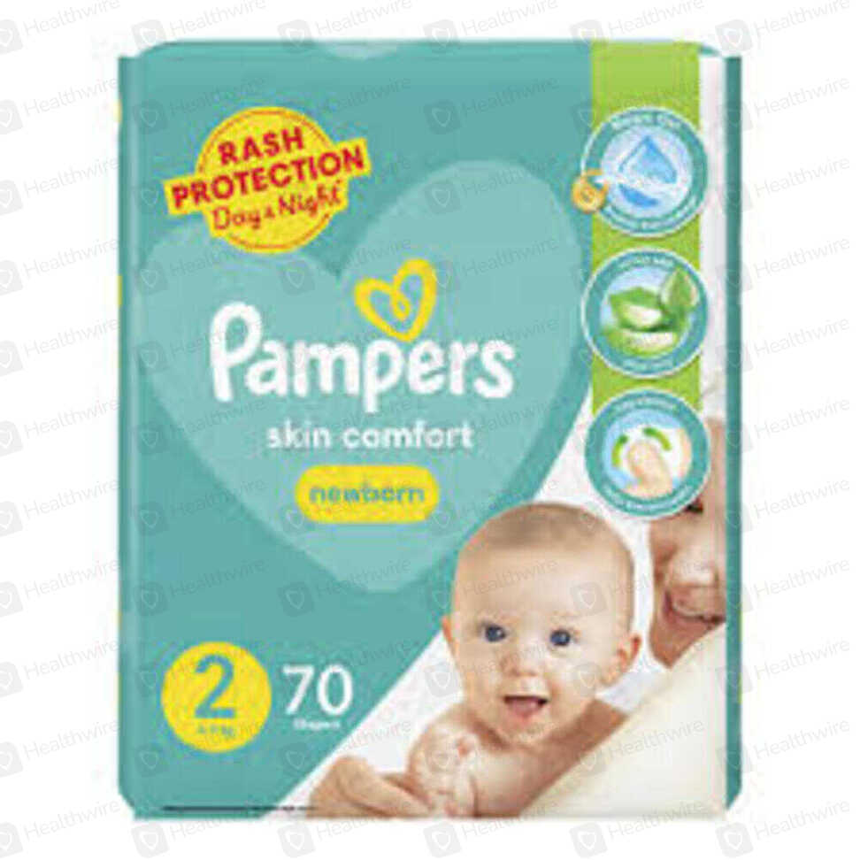 Pamper 2 No (70 Pcs) Jumbo Pack