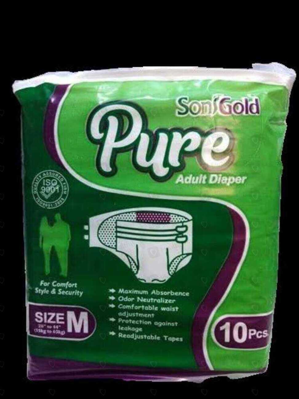 Dry Plus Adult Diaper Large 10Pcs