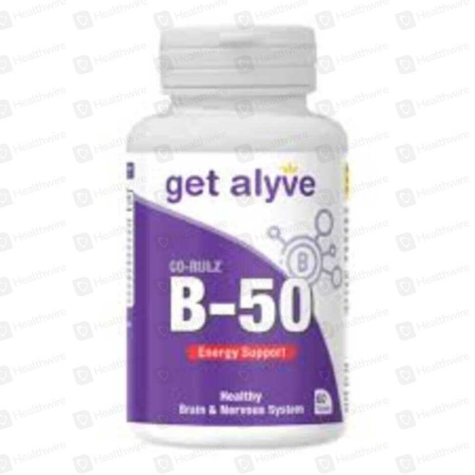 Get Alyve (Co-Rulz B-50) 60 Tablets