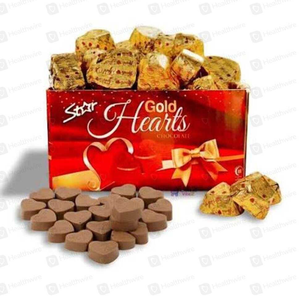 Gold Heart Chocalate 150G