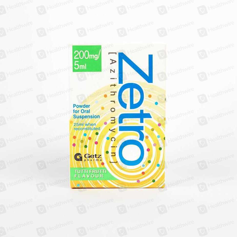Zetro(200Mg/5Ml) 30Ml Suspension