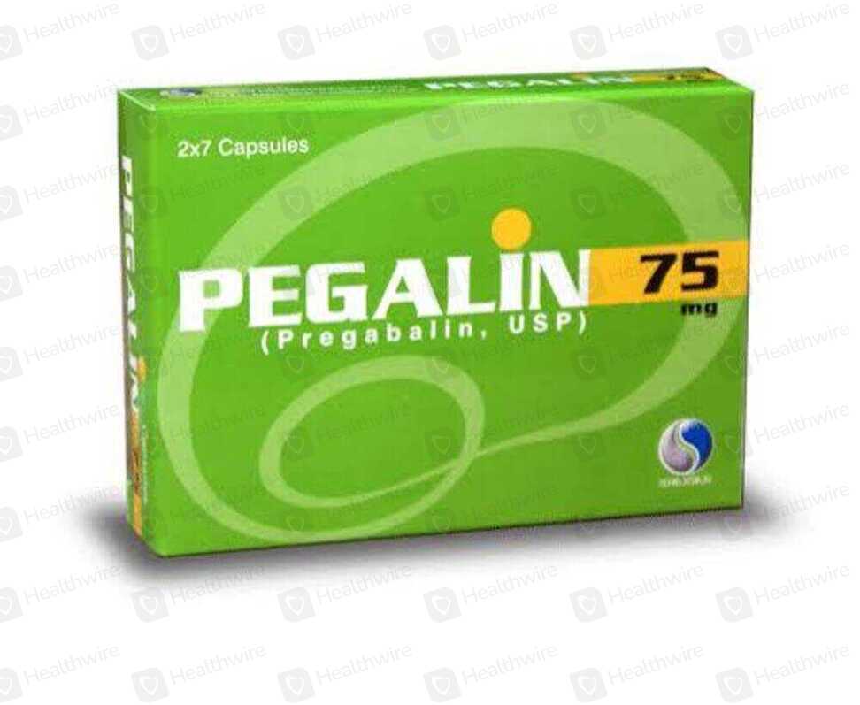 Pegalin (75 Mg) 14 Capsules