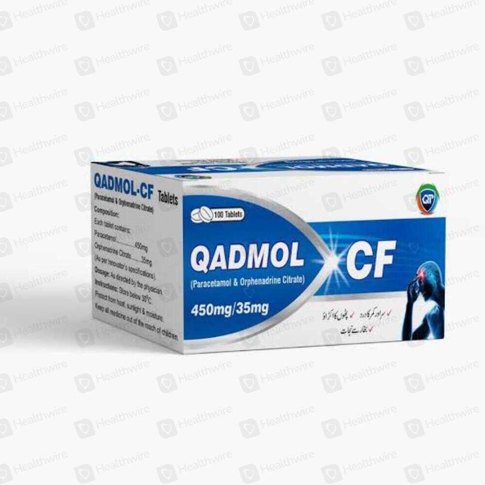 Qadmol Cf (450Mg/35Mg) 100 Tablets