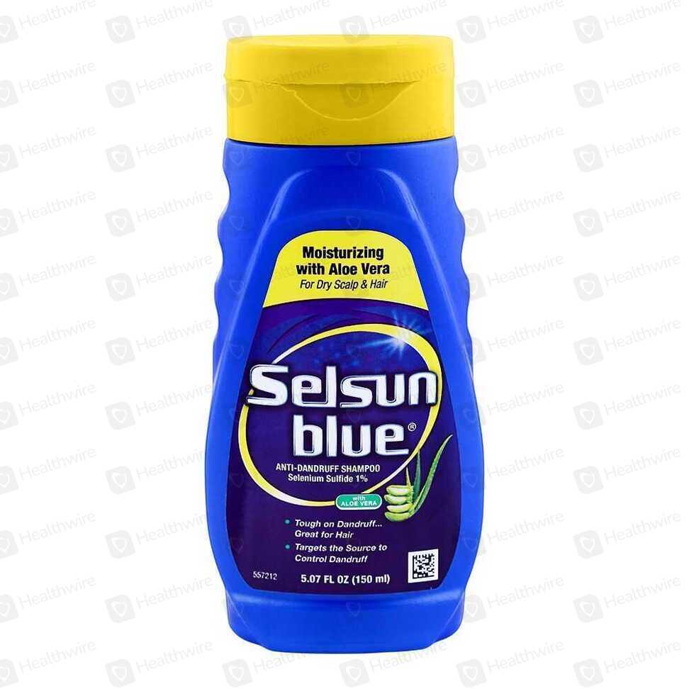 Selsun Blue (Moisturising Aloe Vera) 150Ml Anti-Dandruff Shampoo