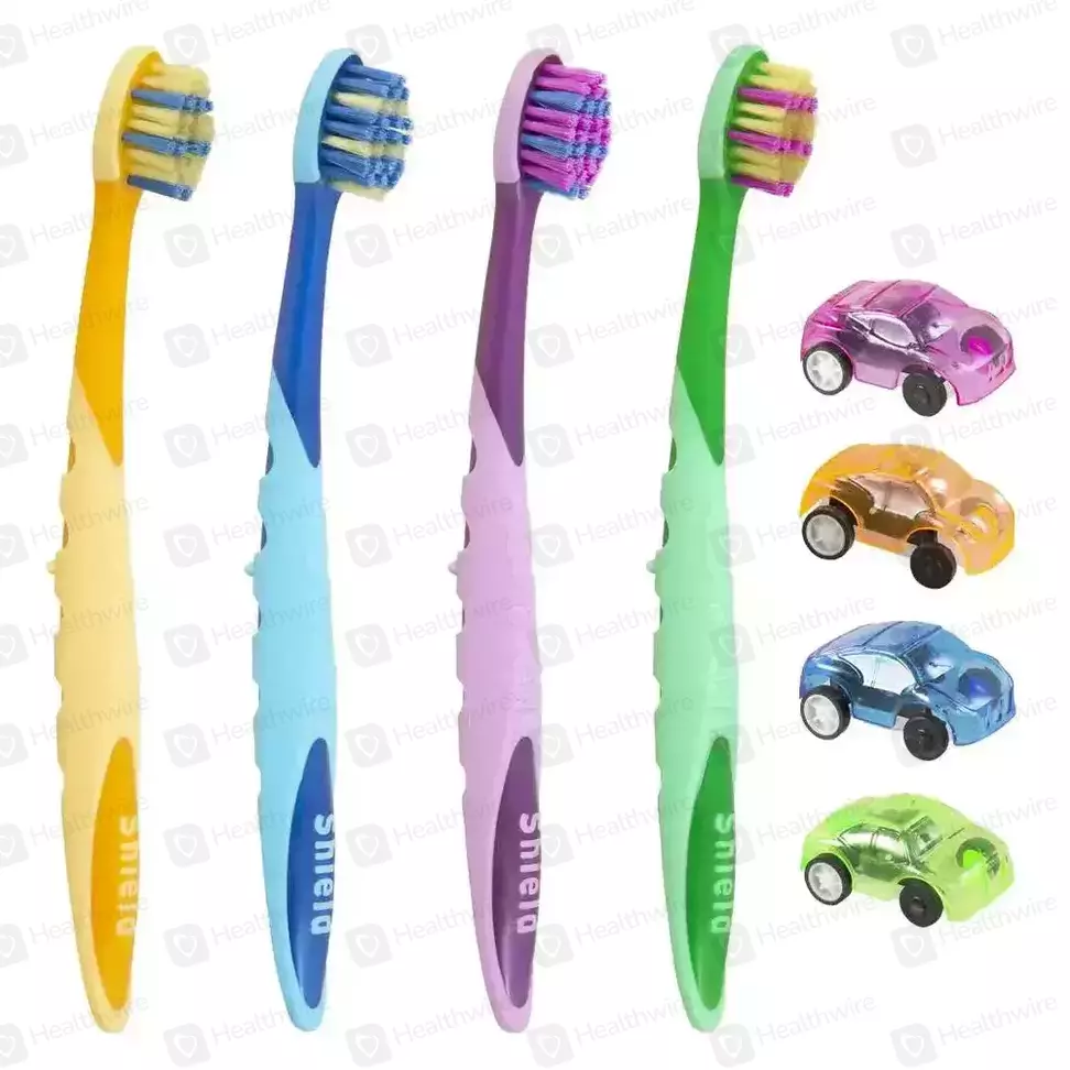 Shield Hippo Toy Toothbrush