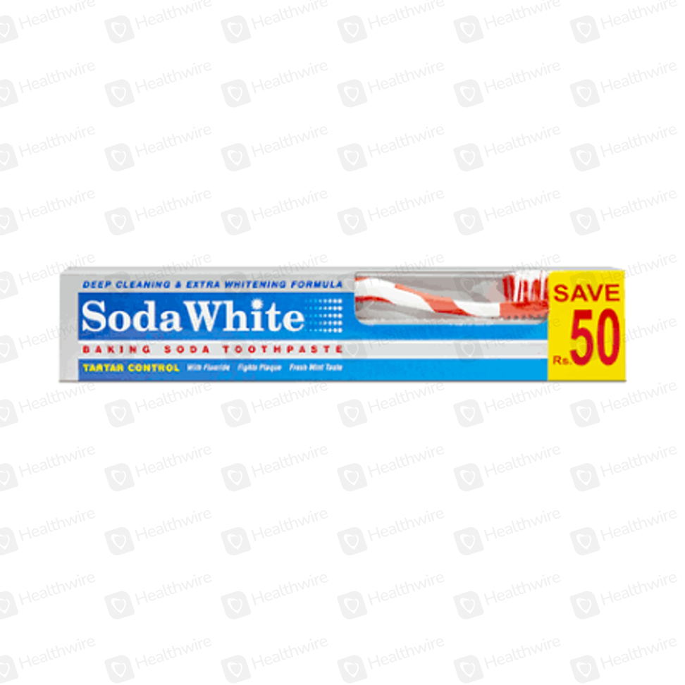 Soda White Toothpaste Brush Pack 70G