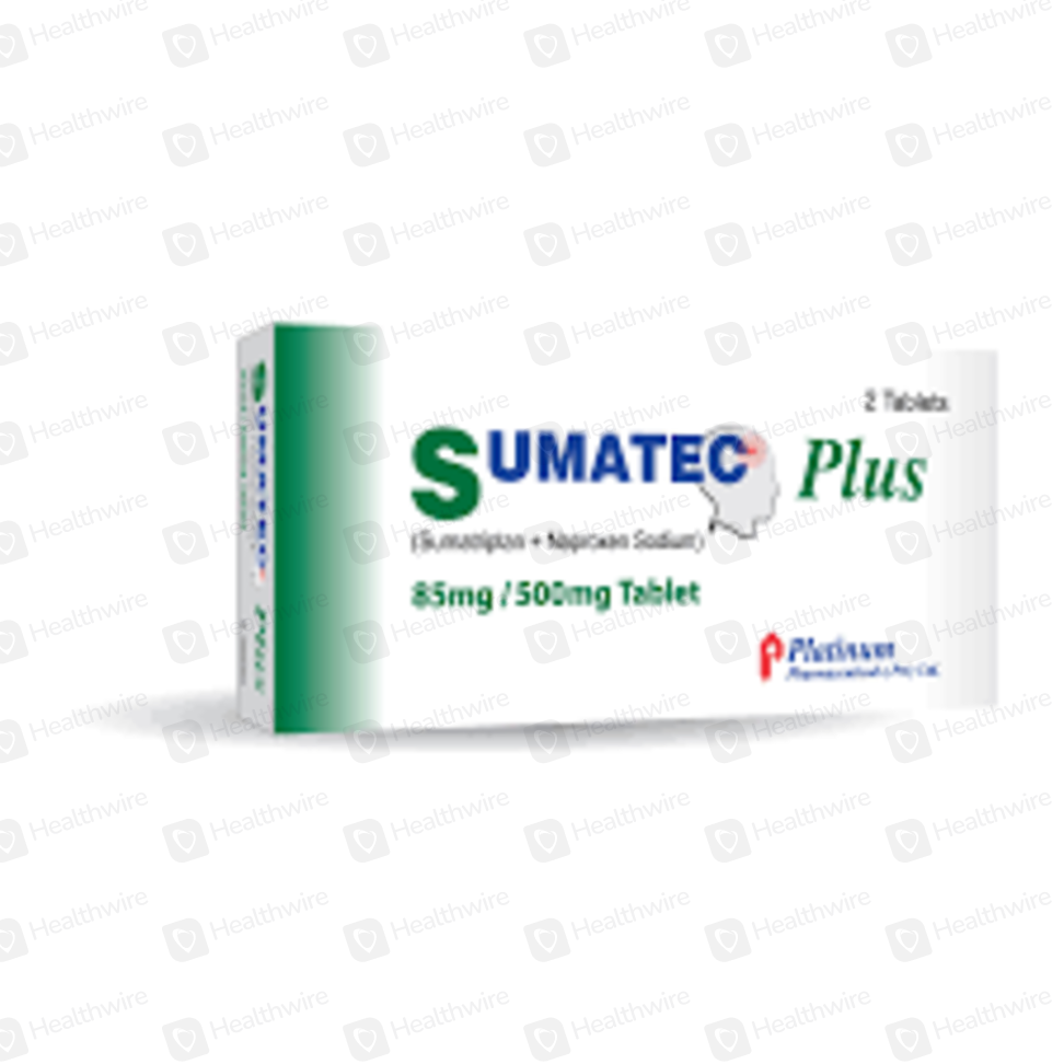 Sumatec Plus (85Mg/500Mg) 2 Tablets