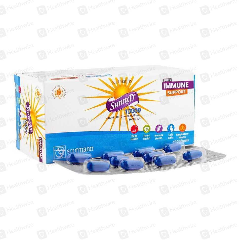 Sunny D (10000Iu) 60 Softgel Capsules