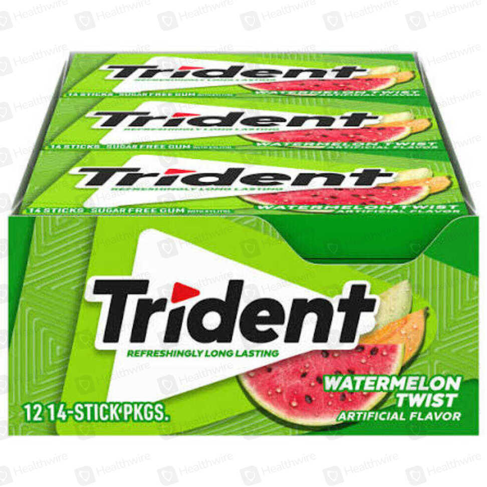 Trident Gum Watermelon 12Pc