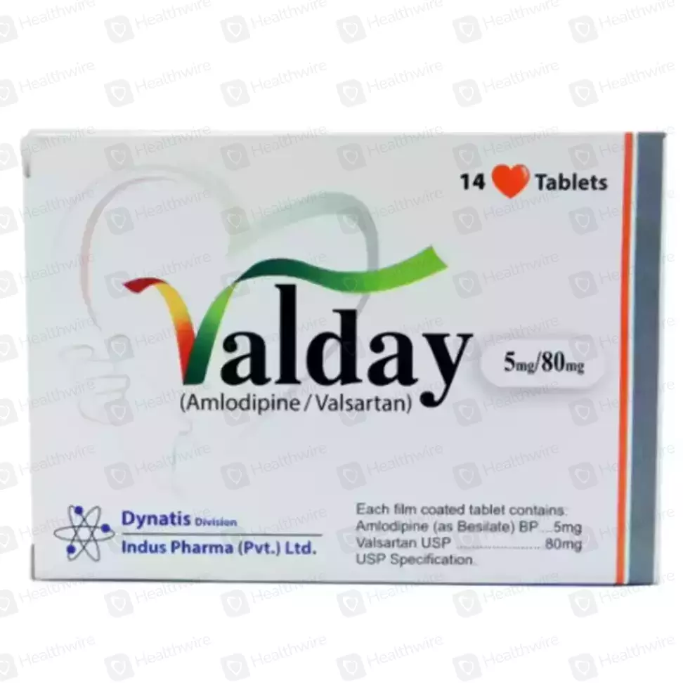 Valday 5/80Mg 14 Tablet