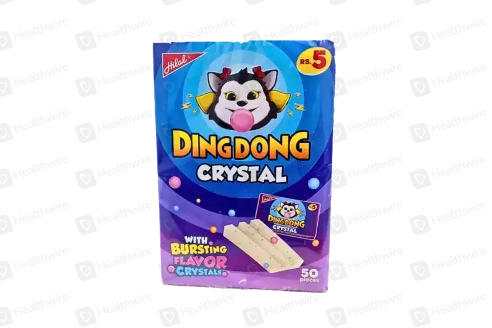 Ding Dong Crsytal Bubble Gum 1Box